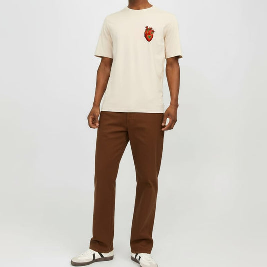 MUDDAT Regular Cream t-shirt